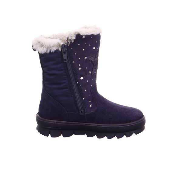 Superfit Mädchen Flavia Warm Gefütterte Gore-tex Schneestiefel, Blau 8000, 28 EU