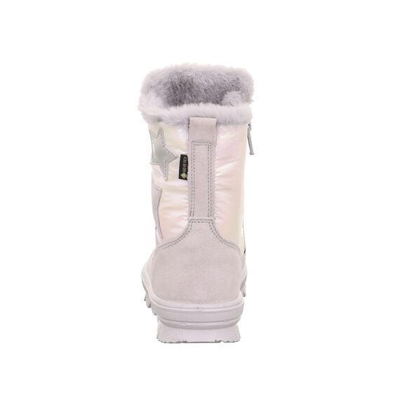 Superfit Mädchen Flavia Gore-tex 1-000219 Stiefel, Hellgrau Weiss 2500, 38 EU