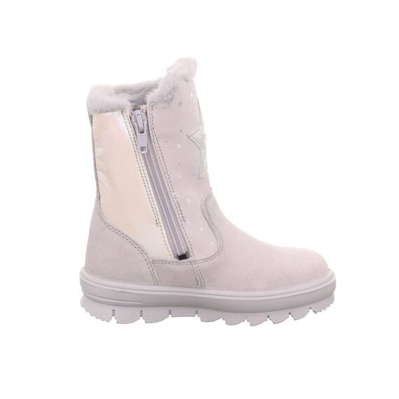 Superfit Mädchen Flavia Warm Gefütterte Gore-tex Hellgrau/Weiss 2500 Stiefel, Hellgrau Weiss 2500, 35 EU