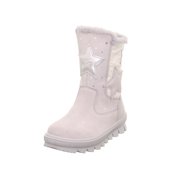 Superfit Mädchen Flavia Gore-tex 1-000219 Stiefel, Hellgrau Weiss 2500, 38 EU