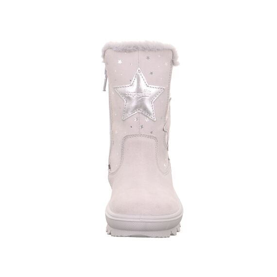 Superfit Mädchen Flavia Gore-tex 1-000219 Stiefel, Hellgrau Weiss 2500, 38 EU
