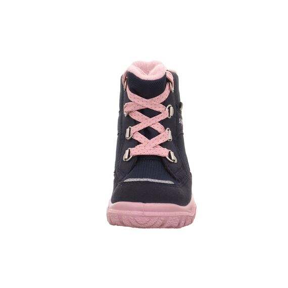 Superfit Mädchen - Schuhe HUSKY1 Boot, Modern, BLAU/ROSA 8010, 25