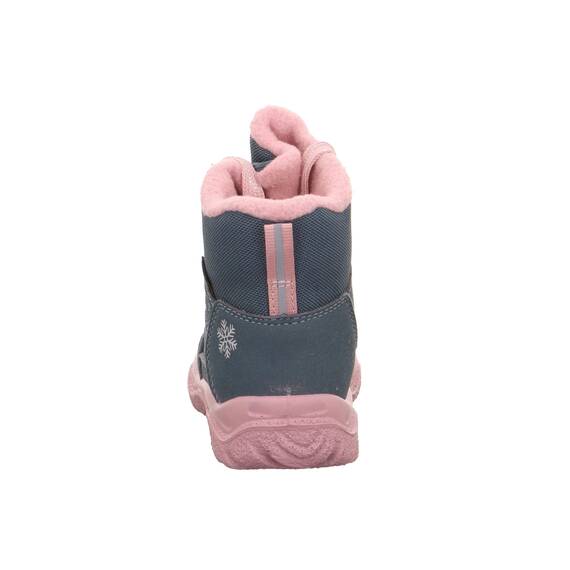 Superfit Mädchen Husky1 Warm Gefütterte Gore-tex Schneestiefel, Blau Rosa 8020, 25 EU