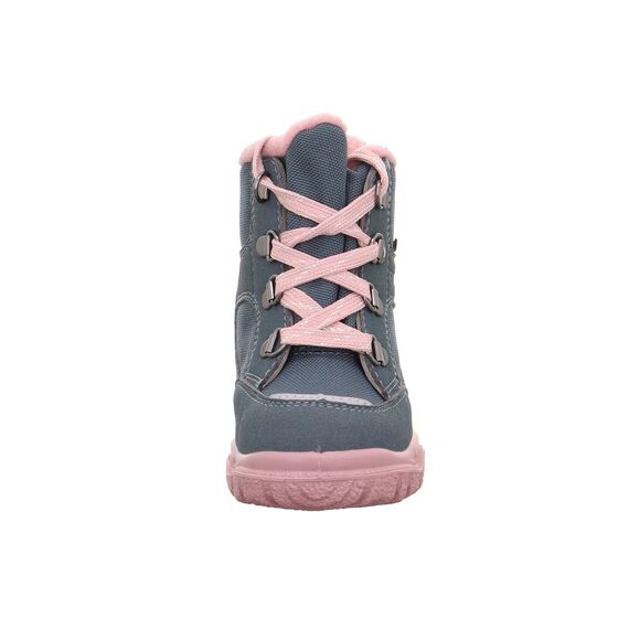 Superfit Mädchen Husky1 Warm Gefütterte Gore-tex Schneestiefel, Blau Rosa 8020, 30 EU