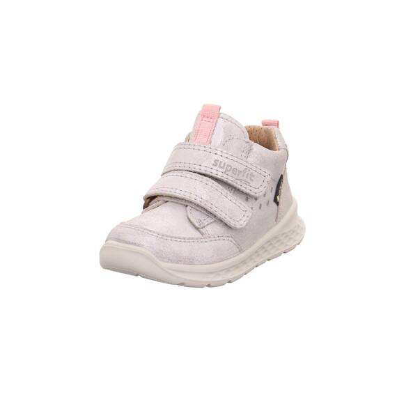 Superfit Mädchen Breeze Sneaker Gore-tex 1-000369 Stiefel, Silber Rosa 9500, 27 EU