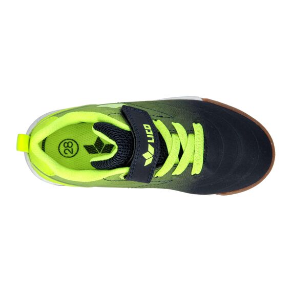 Lico Unisex Kinder Marlin Vs Hallenturnschuhe, Marine Lemon, 37 EU