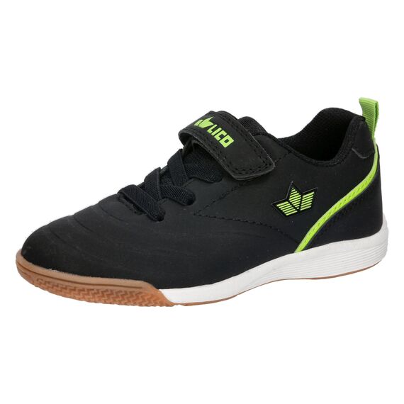 Lico Unisex Kinder Marlin Vs Hallenturnschuhe, Schwarz Lemon, 33 EU