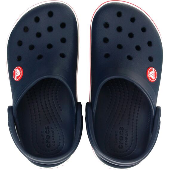 Crocs Unisex Kinder Crocband Clog T Clog, Navy/Red, 27/28 EU