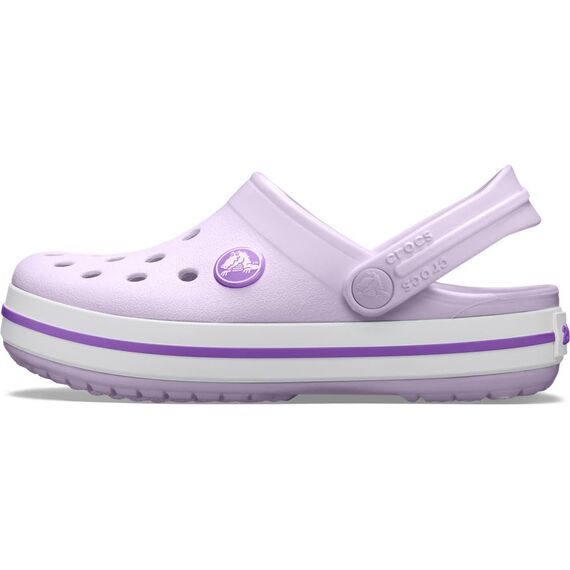 Crocs Unisex Kinder Crocband Clog T Clog, Lavender/Neon Purple, 19/20 EU