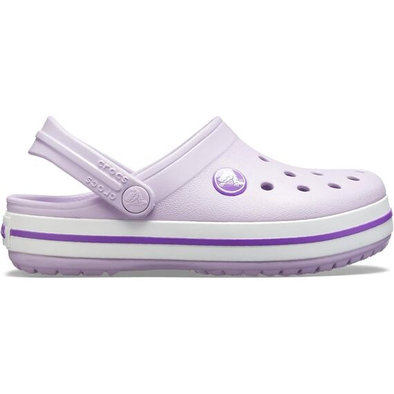 Crocs Unisex Kinder Crocband Clog T Clog, Lavender/Neon Purple, 19/20 EU