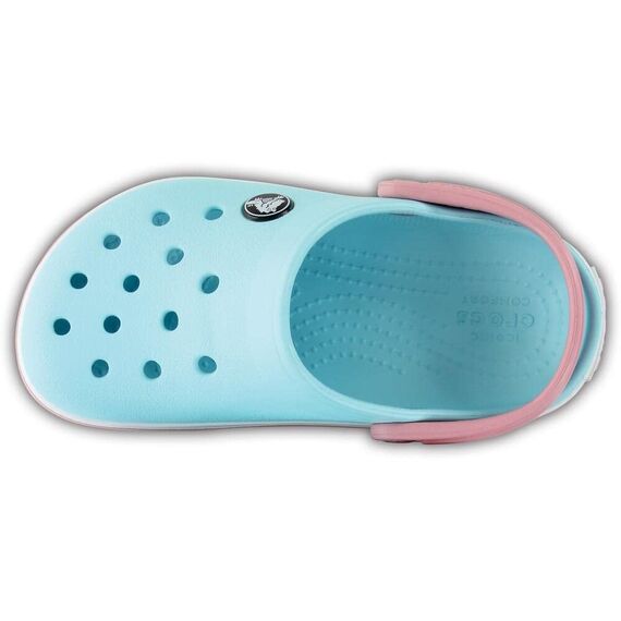 Crocs Unisex Kinder Crocband Clog T Clog, Ice Blue/White, 19/20 EU