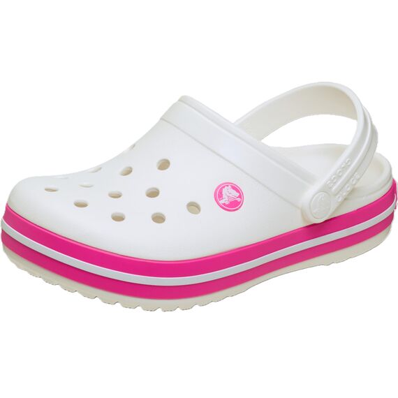 Crocs Unisex Kinder Crocband Clog T Clog, White/Pink Crush, 27/28 EU