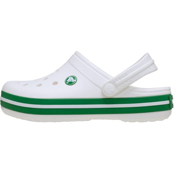 Crocs Unisex Kinder Crocband Clog T Clog, White/Green Ivy, 20/21 EU