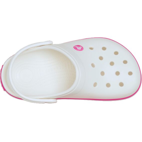 Crocs Unisex Kinder Crocband Clog T Clog, White/Pink Crush, 24/25 EU
