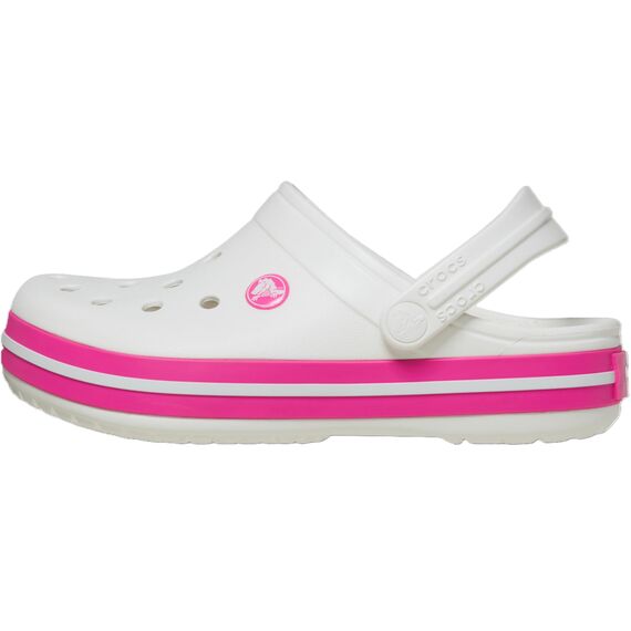 Crocs Unisex Kinder Crocband Clog T Clog, White/Pink Crush, 23/24 EU