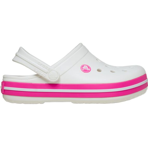Crocs Unisex Kinder Crocband Clog T Clog, White/Pink Crush, 23/24 EU