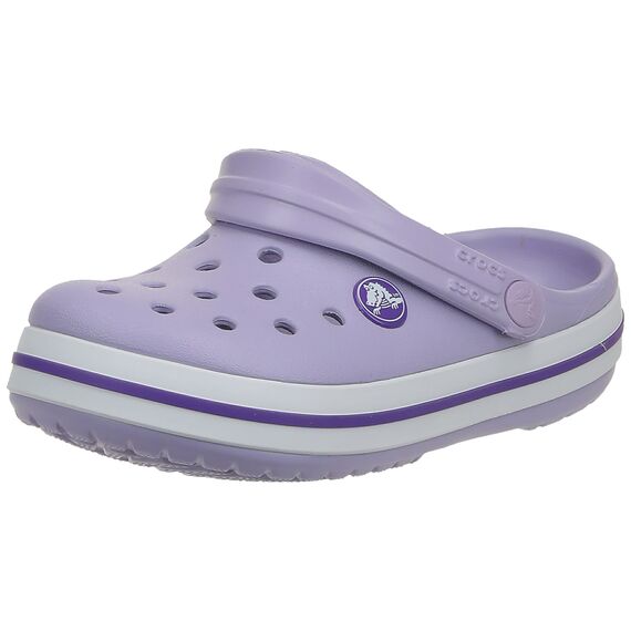 Crocs Unisex Kinder Crocband Clog T Clog, Lavender/Neon Purple, 19/20 EU