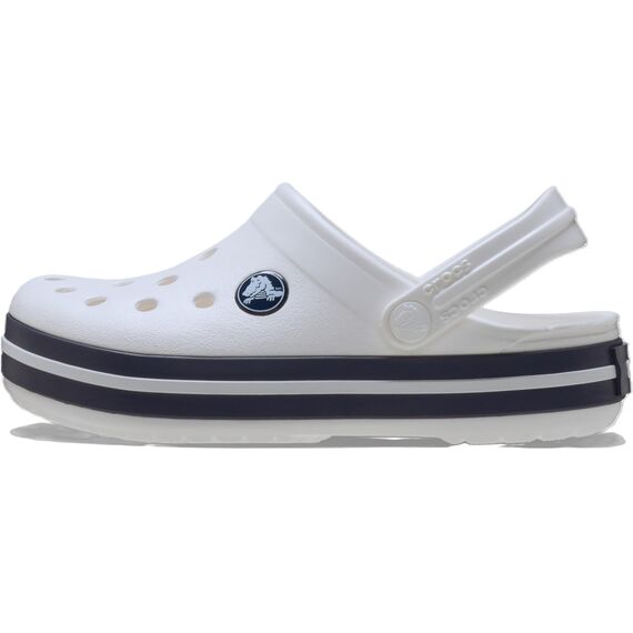 Crocs Unisex Kinder Crocband Clog T, Weiß Marineblau, 5 UK Child