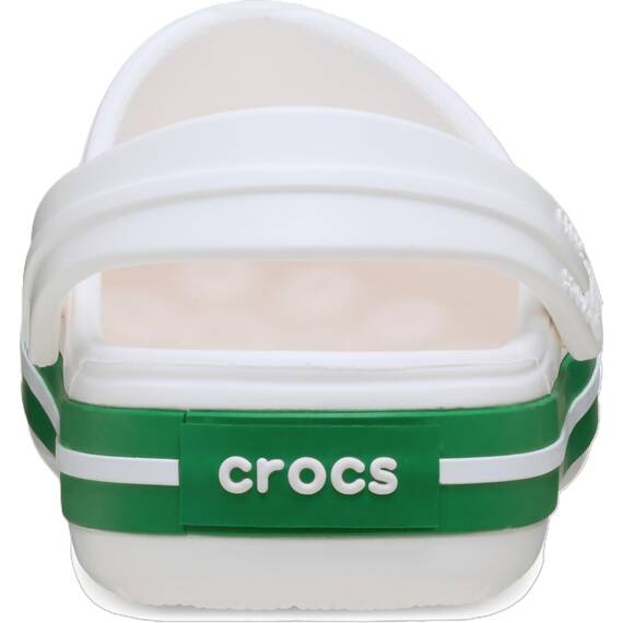 Crocs Unisex Kinder Crocband Clog T Clog, White/Green Ivy, 27/28 EU