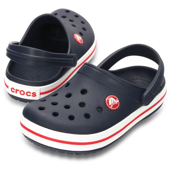 Crocs Unisex Kinder Crocband Clog T Clog, Navy/Red, 20/21 EU
