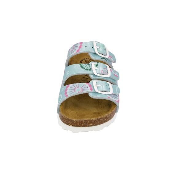 Lico Bioline Flower Kids Mädchen Niedrige Hausschuhe, Mint, 28 EU