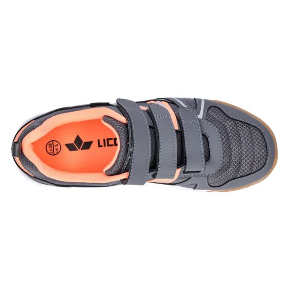 Lico Unisex Fit Indoor V Hallenturnschuhe, Grau Lachs, 43 EU