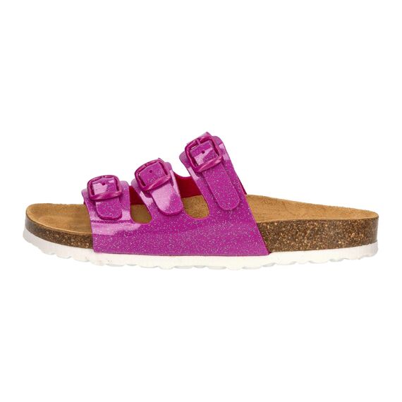 Lico Mädchen Bioline Kids Glitter Hausschuh, pink, 32 EU