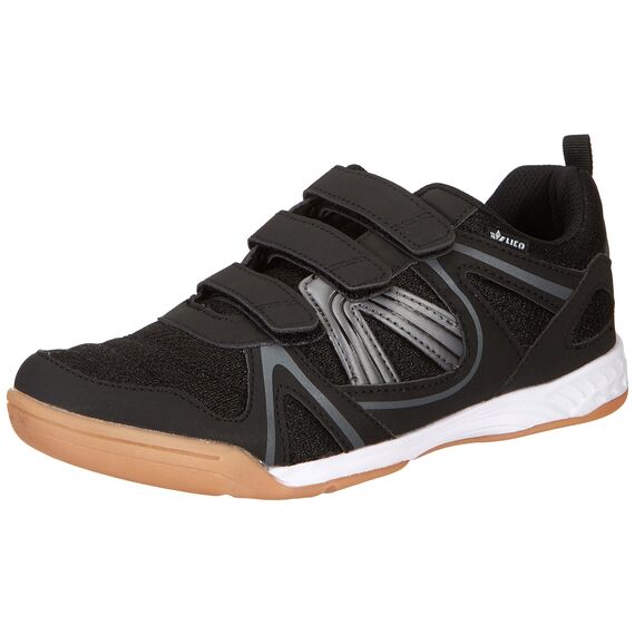 Lico Unisex Fit Indoor V Hallenturnschuh, schwarz grau, 43 EU