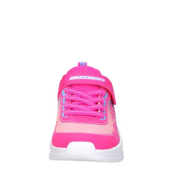 Skechers Mädchen MICROSPEC Advance Oasis Point Sneaker, Pink, 27 EU