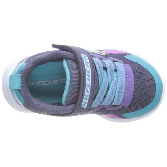 Skechers Mädchen 302348n Ccmt Sneaker, Anthrazit, Synthetik, Multi Trim