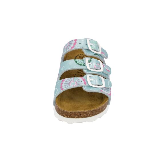 Lico Mädchen Bioline Flower Kids Hausschuhe, Mint, 36 EU