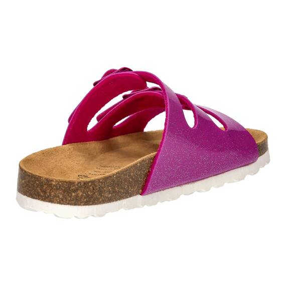 Lico Mädchen Bioline Kids Glitter Hausschuhe, Pink, 36 EU