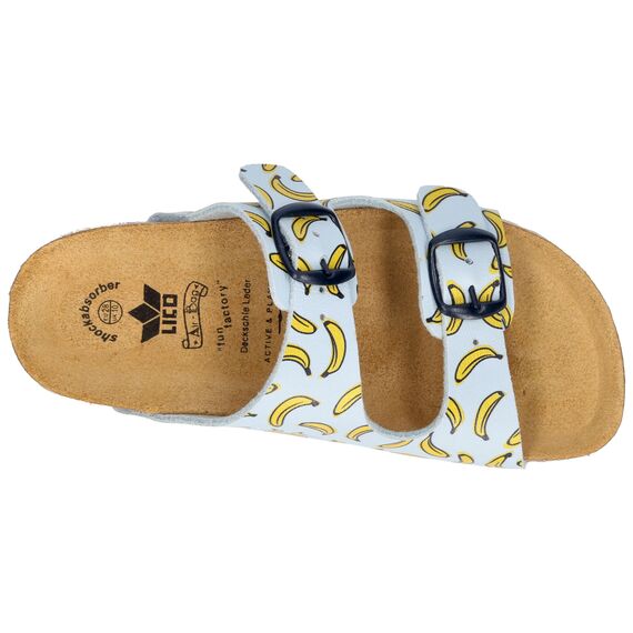 Lico Unisex Kinder Bioline Universe Pantoletten, Blau Gelb, 39 EU