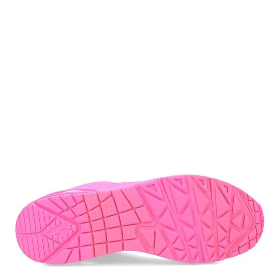 Skechers Damen UNO-Stand On Air Sneaker, Knallpink (Hot Pink), 39.5 EU