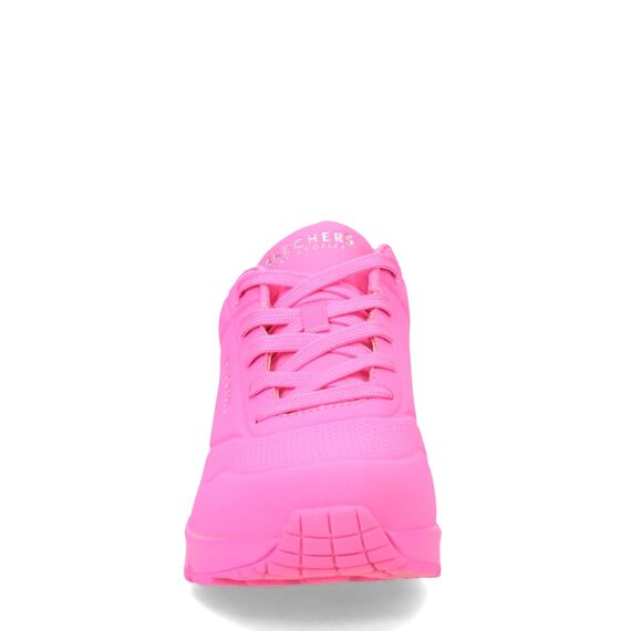 Skechers Damen UNO-Stand On Air Sneaker, Knallpink (Hot Pink), 39.5 EU