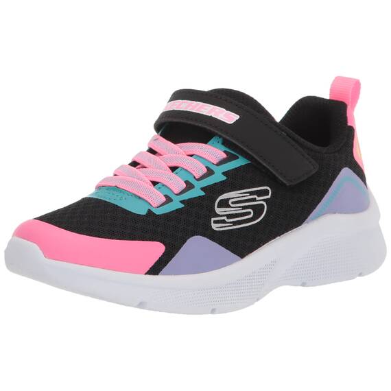 Skechers 302348N BKMT Sneaker, Schwarz Synthetik/Multi Trim, 42 EU