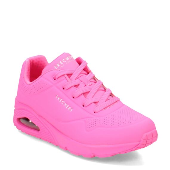 Skechers Damen UNO-Stand On Air Sneaker, Knallpink (Hot Pink), 39.5 EU