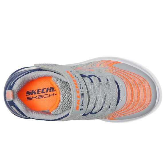 Skechers Microspec Max Advance, Jungen Sneaker, Grey,