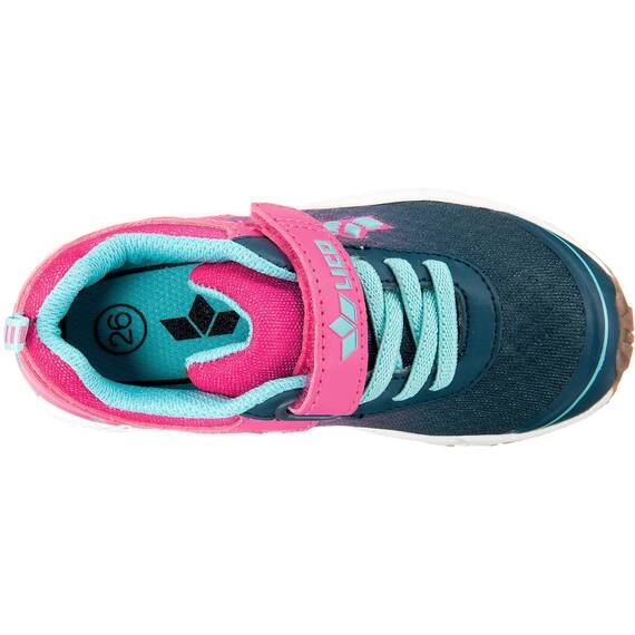Lico Unisex Kinder Barney Vs Sneaker, Marine Pink Türkis, 27 EU