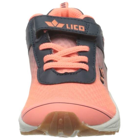 Lico BARNEY VS Mädchen Hallenturnschuh, Lachs/ Marine, 29 EU
