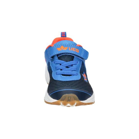 Lico Unisex Kinder Barney Hallenturnschuhe, Marine Blau Orange, 30 EU