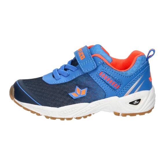 Lico Unisex Kinder Barney Hallenturnschuhe, Marine Blau Orange, 30 EU