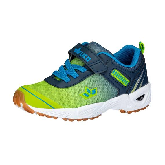 Lico Unisex Kinder Barney Hallenturnschuhe, Lemon Marine Blau, 29 EU