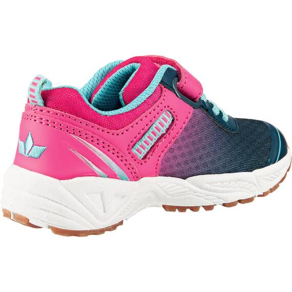 Lico Mädchen Barney Hallenturnschuhe, Marine Pink Türkis, 32 EU