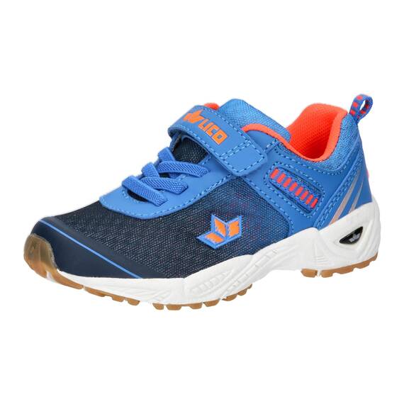 Lico Unisex Kinder Barney Vs Sneaker, Marine Blau Orange, 31 EU