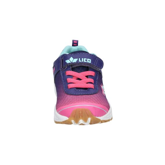 Lico Unisex Kinder Barney Vs Hallenturnschuhe, Pink Lila Türkis, 36 EU