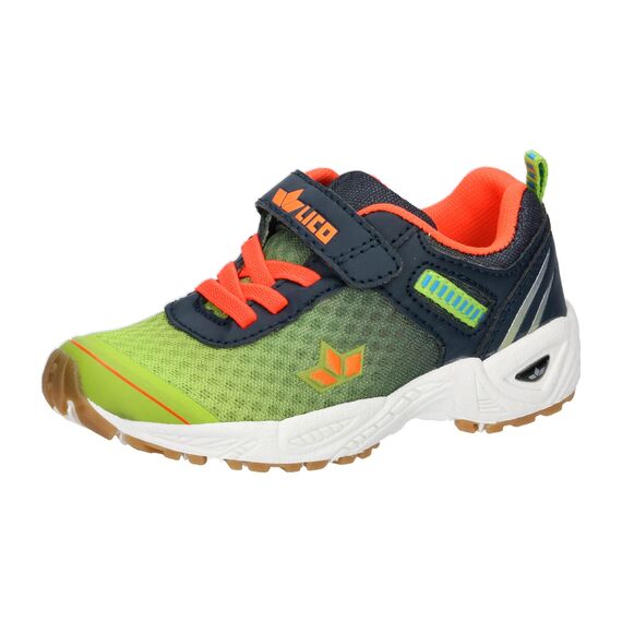 Lico Unisex Kinder Barney Hallenturnschuhe, Lemon Marine Orange, 35 EU