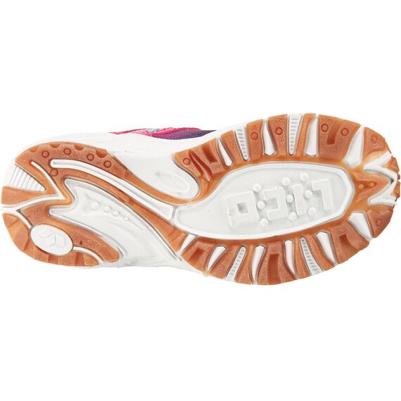 Lico Unisex Kinder Barney Hallenturnschuhe, Marine Pink Türkis, 36 EU