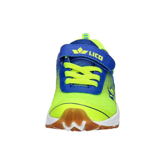 Lico Unisex Kinder Barney VS Hallenturnschuh, lemon/blau, 36 EU
