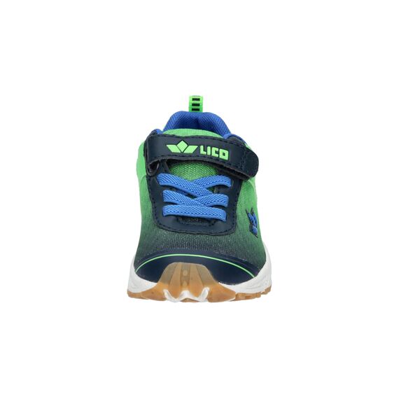 Lico Unisex Kinder Barney Hallenturnschuhe, Marine Grün Blau, 37 EU
